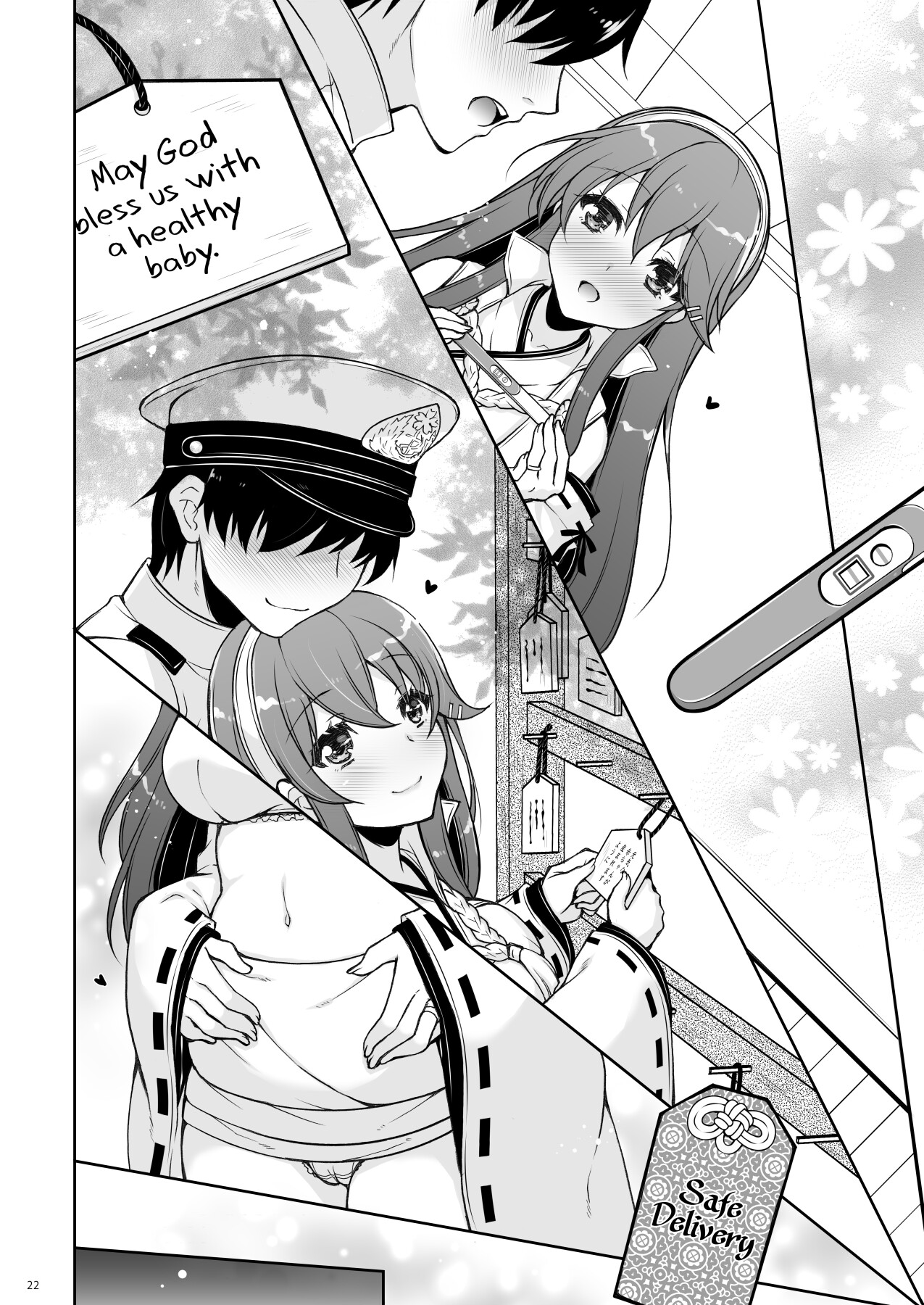 Hentai Manga Comic-I Will Engage in a Knock Up Night Battle with Haruna!!-Read-20